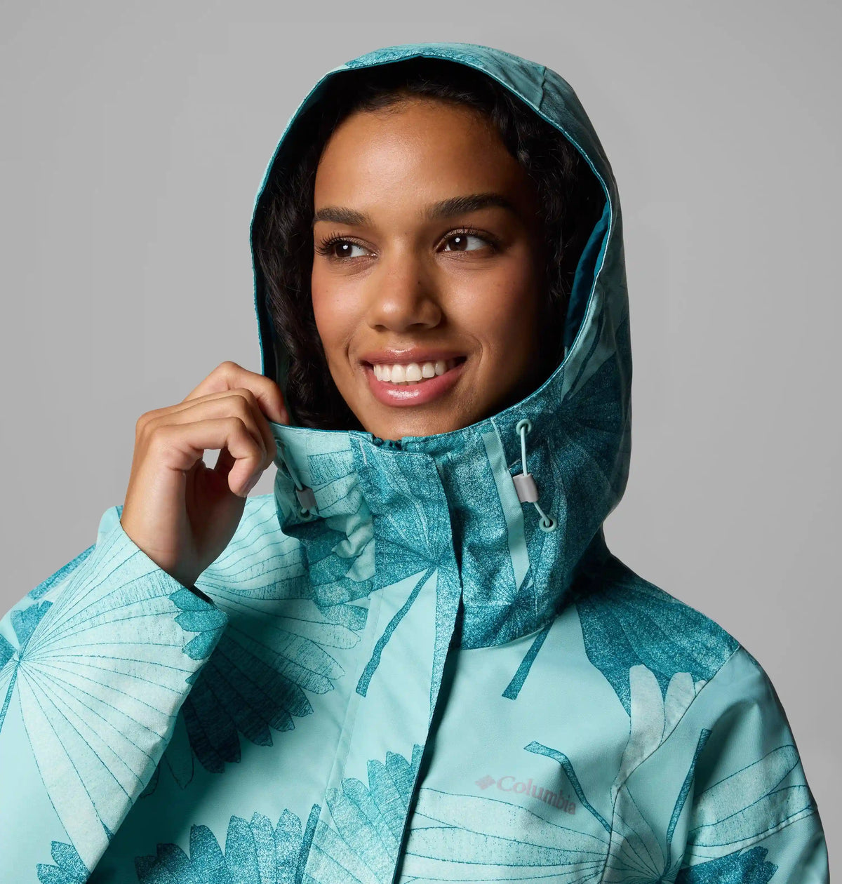 Women's Hikebound Printed Rain Jacket