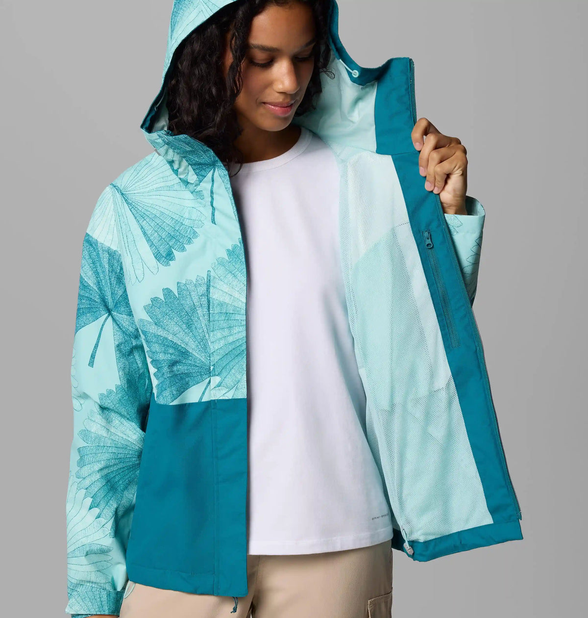 Women's Hikebound Printed Rain Jacket