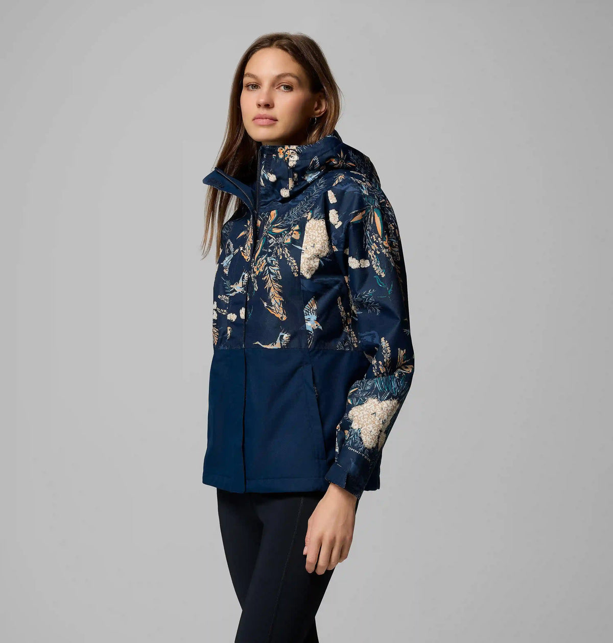 Women's Hikebound Printed Rain Jacket
