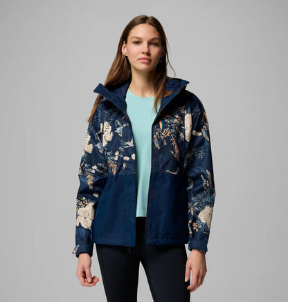 Women's Hikebound Printed Rain Jacket