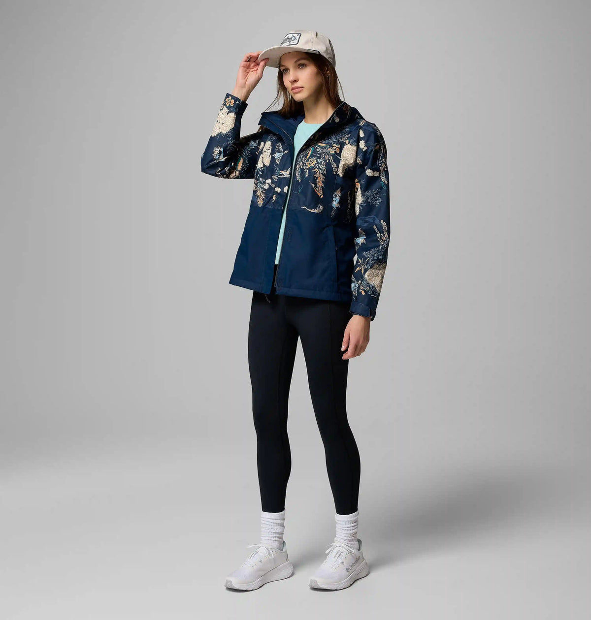 Women's Hikebound Printed Rain Jacket