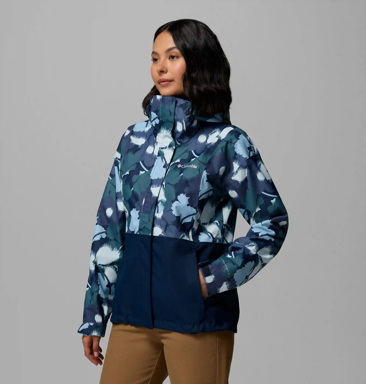 Women's Hikebound Printed Rain Jacket