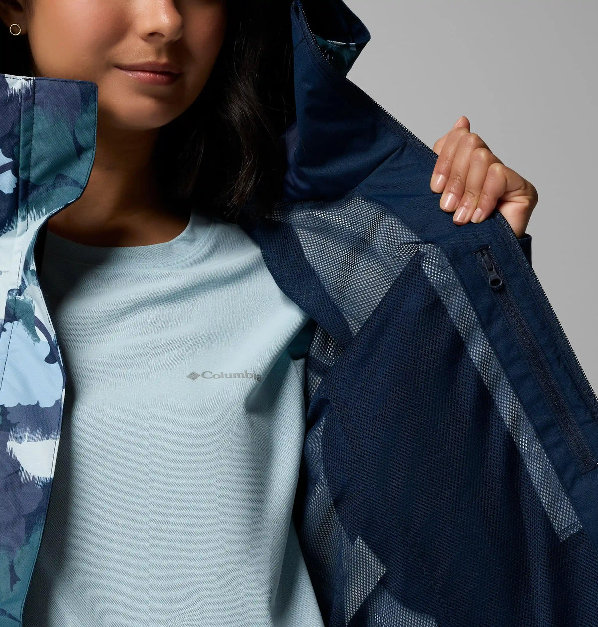 Women's Hikebound Printed Rain Jacket