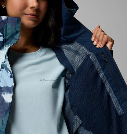 Women's Hikebound Printed Rain Jacket