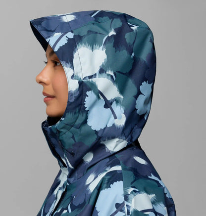 Women's Hikebound Printed Rain Jacket