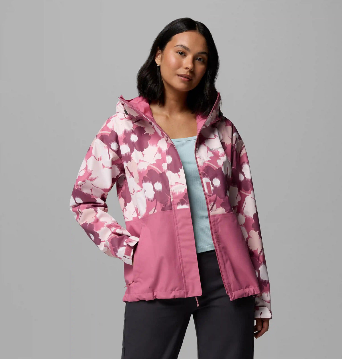 Women's Hikebound Printed Rain Jacket