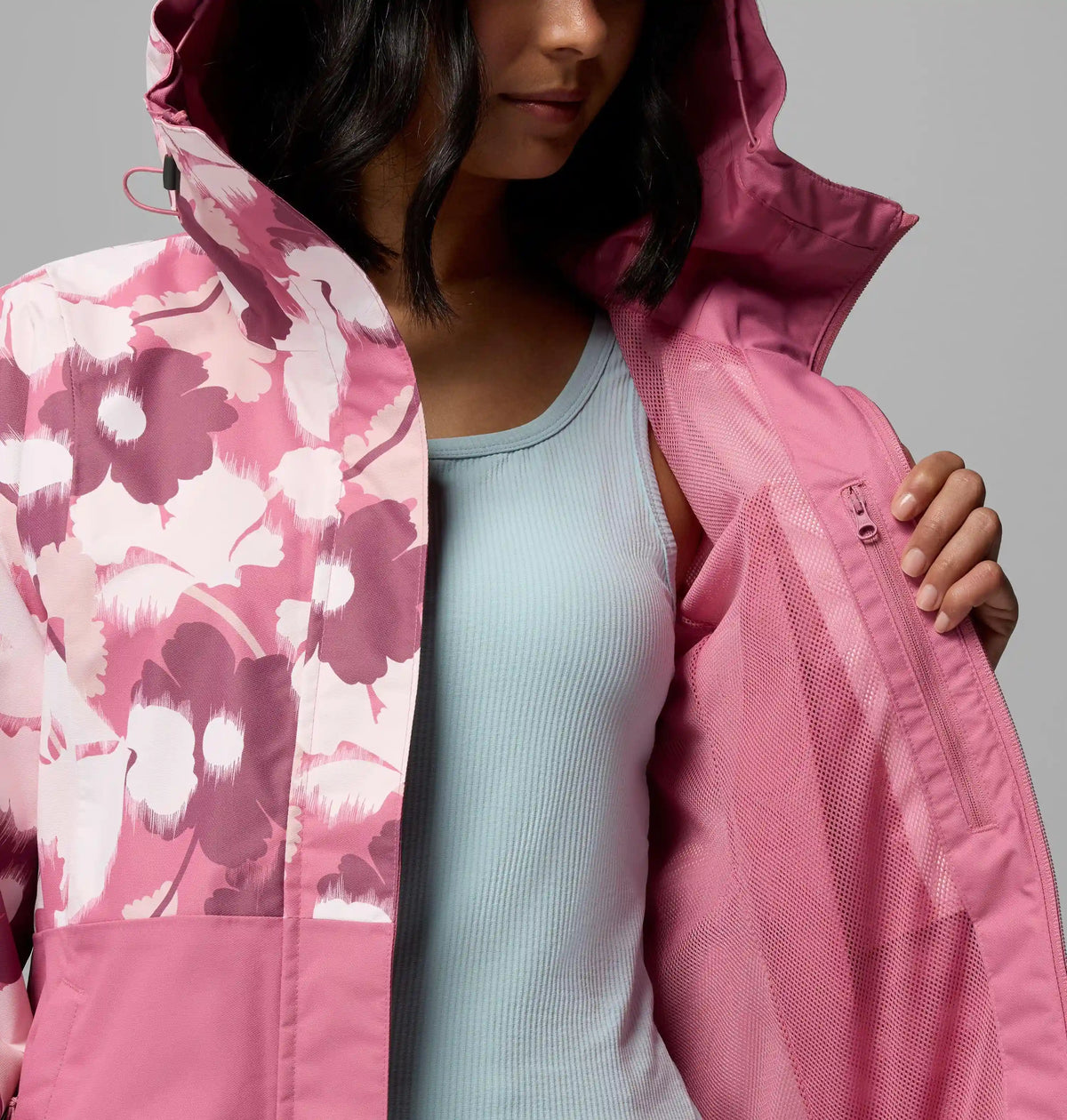 Women's Hikebound Printed Rain Jacket
