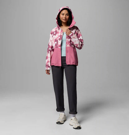 Women's Hikebound Printed Rain Jacket