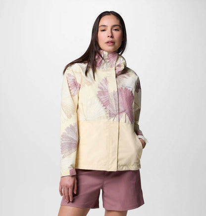 Women's Hikebound Printed Rain Jacket