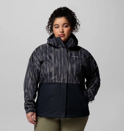 Women's Hikebound Printed Rain Jacket - Plus Size