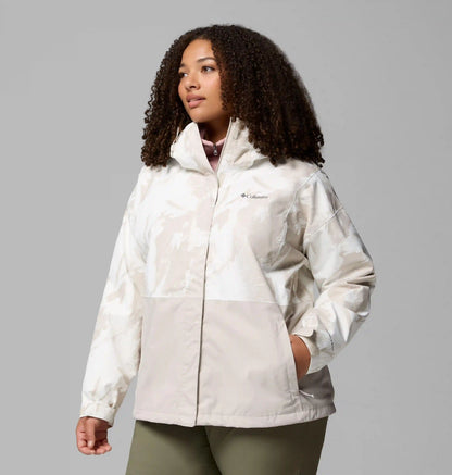 Women's Hikebound Printed Rain Jacket - Plus Size