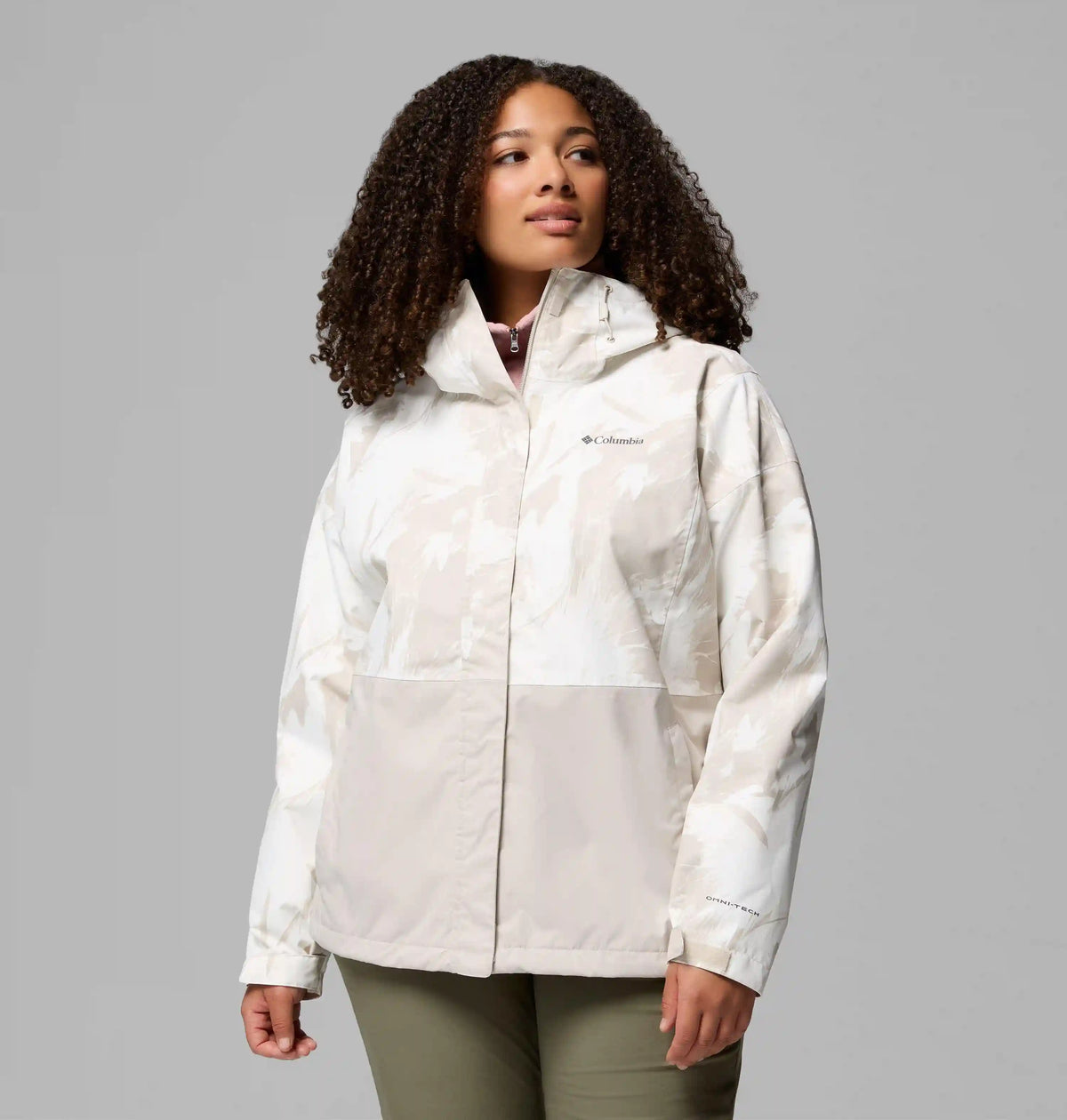 Women's Hikebound Printed Rain Jacket - Plus Size