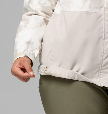 Women's Hikebound Printed Rain Jacket - Plus Size
