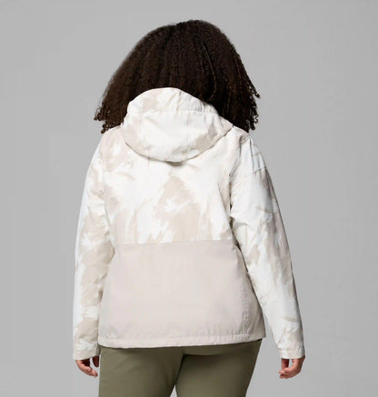 Women's Hikebound Printed Rain Jacket - Plus Size