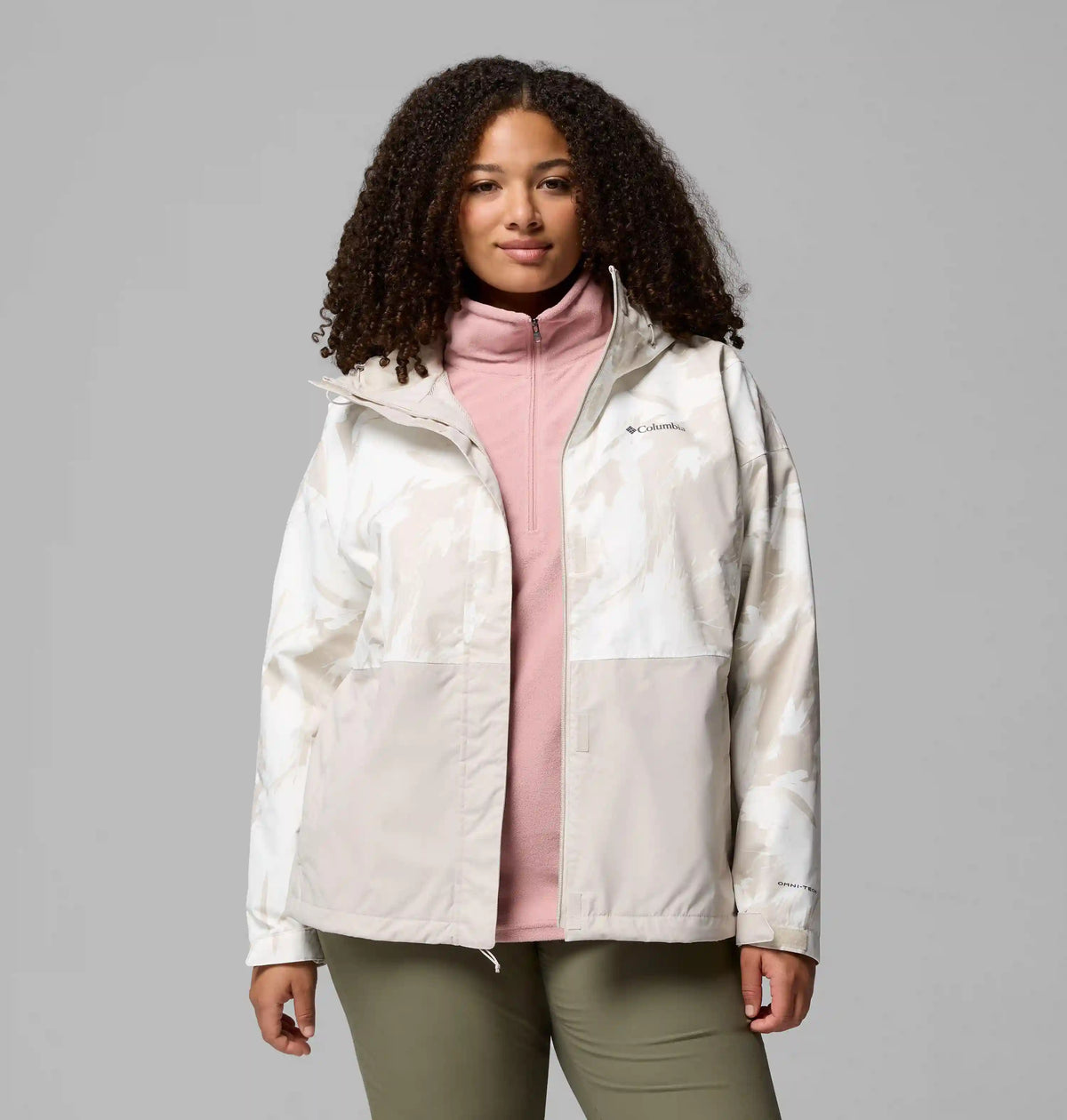 Women's Hikebound Printed Rain Jacket - Plus Size