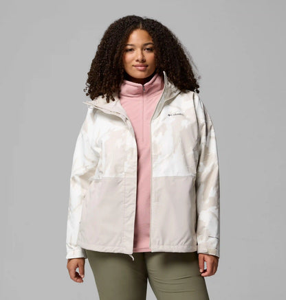 Women's Hikebound Printed Rain Jacket - Plus Size