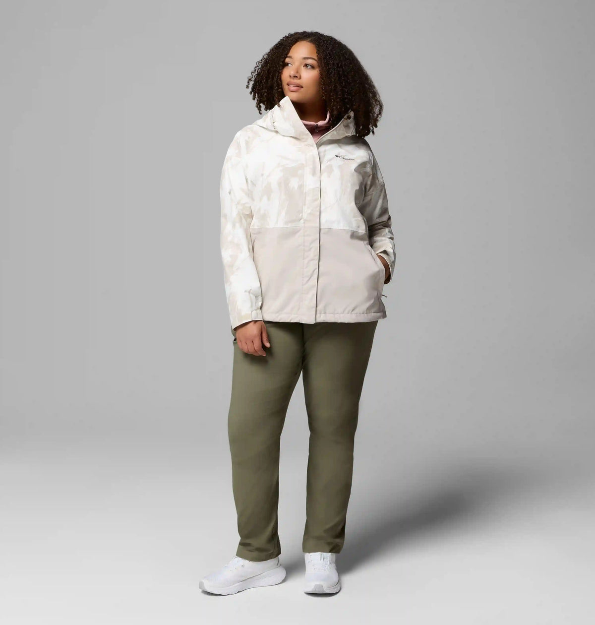Women's Hikebound Printed Rain Jacket - Plus Size