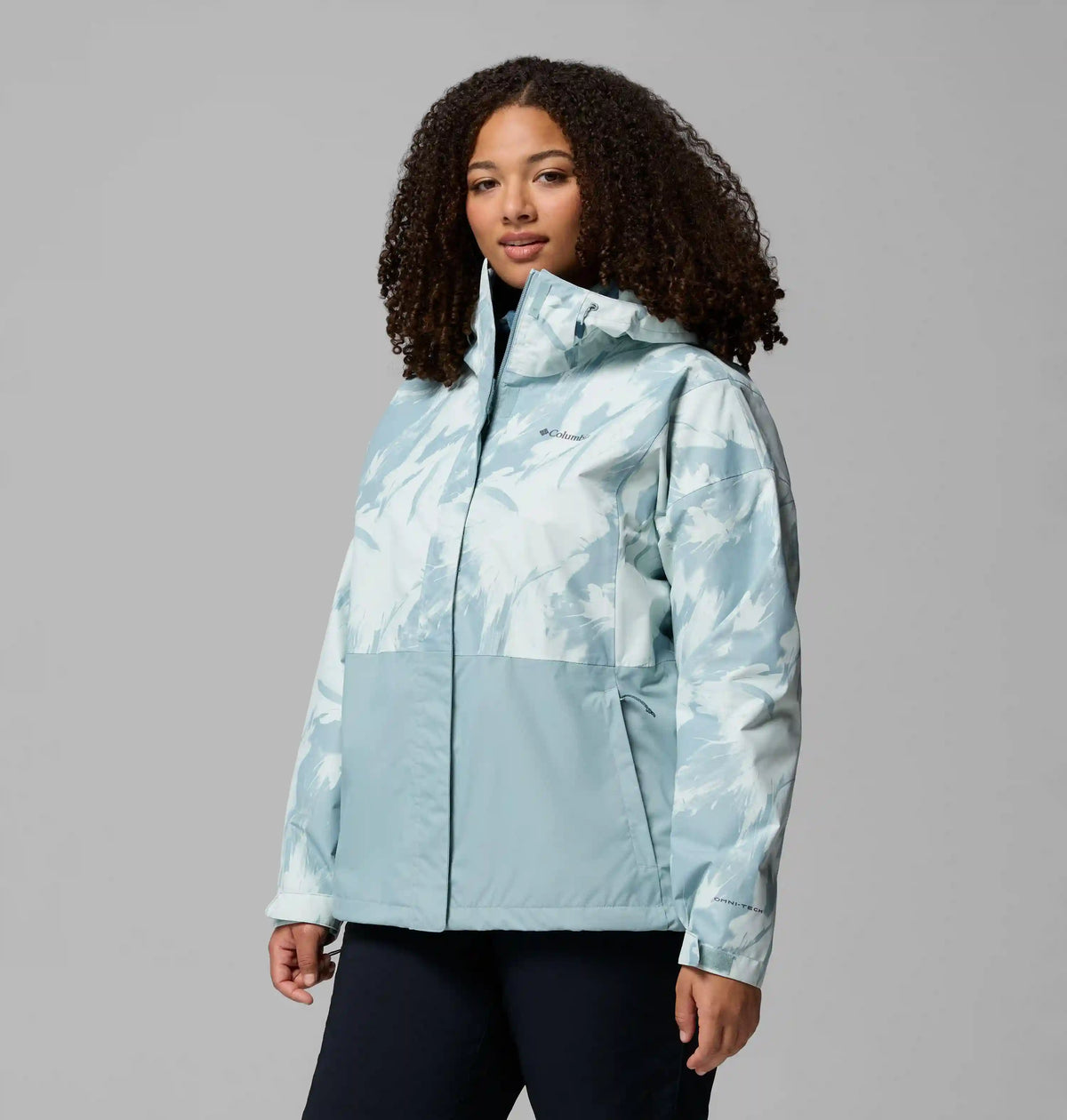 Women's Hikebound Printed Rain Jacket - Plus Size