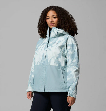 Women's Hikebound Printed Rain Jacket - Plus Size