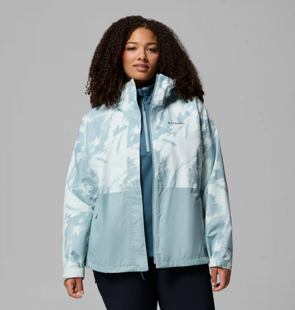 Women's Hikebound Printed Rain Jacket - Plus Size