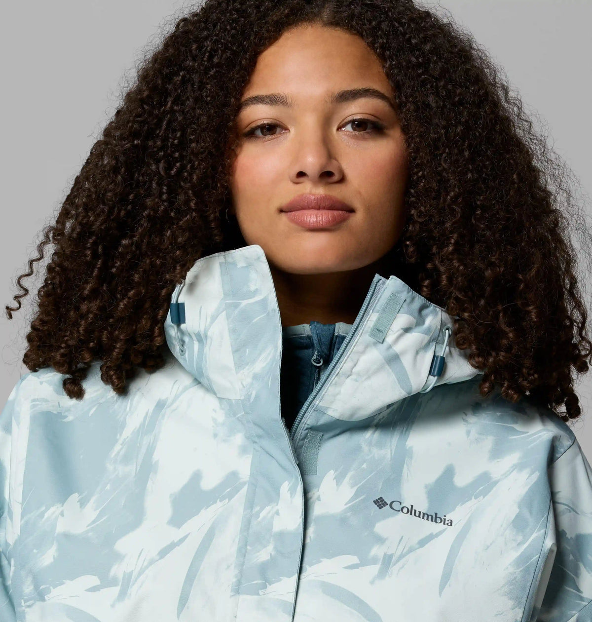 Women's Hikebound Printed Rain Jacket - Plus Size