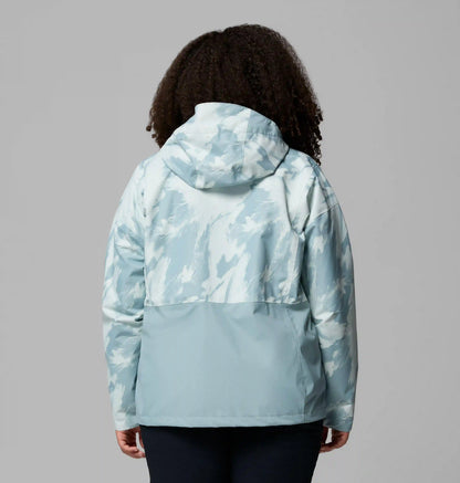 Women's Hikebound Printed Rain Jacket - Plus Size