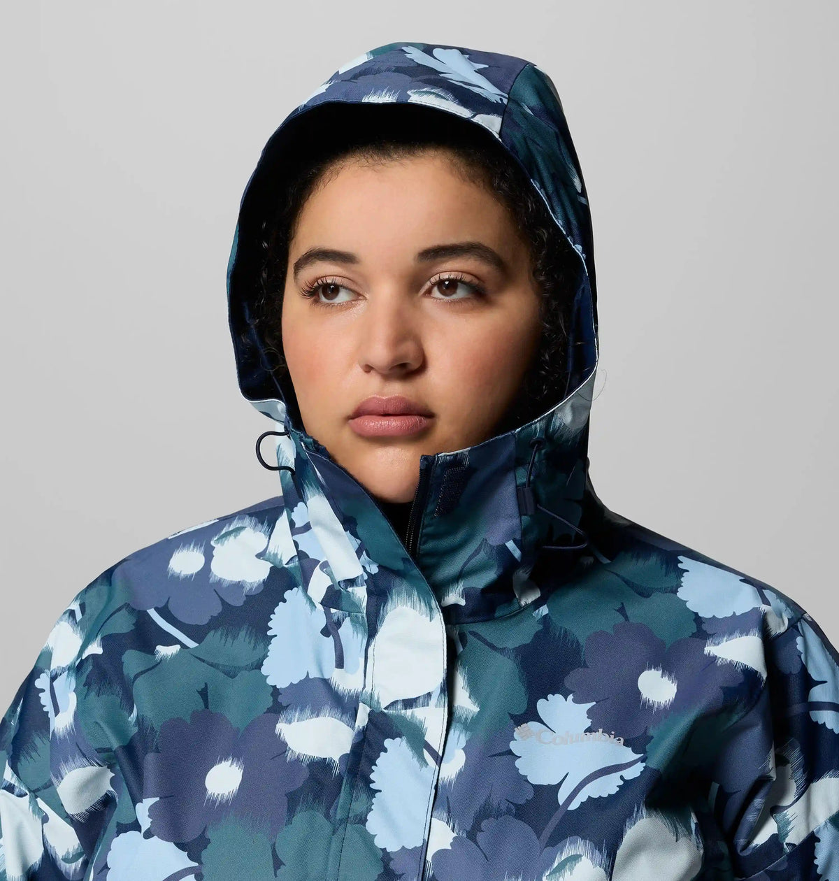 Women's Hikebound Printed Rain Jacket - Plus Size
