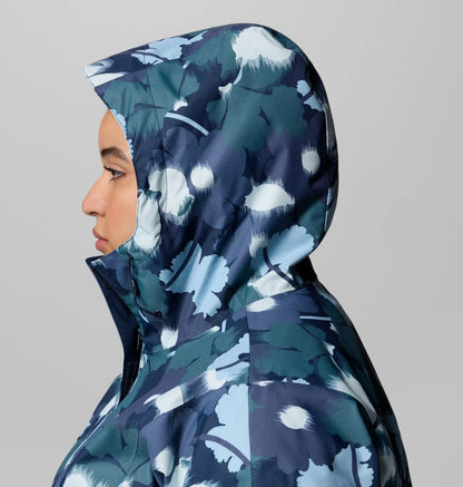 Women's Hikebound Printed Rain Jacket - Plus Size