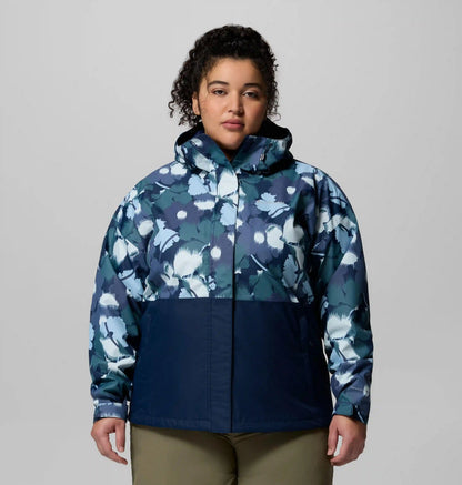 Women's Hikebound Printed Rain Jacket - Plus Size