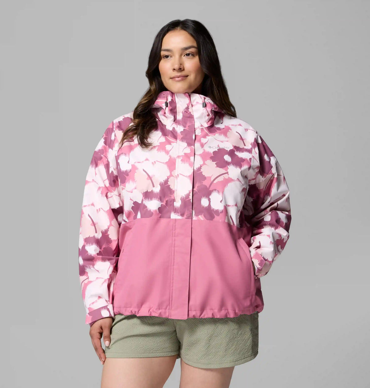 Women's Hikebound Printed Rain Jacket - Plus Size
