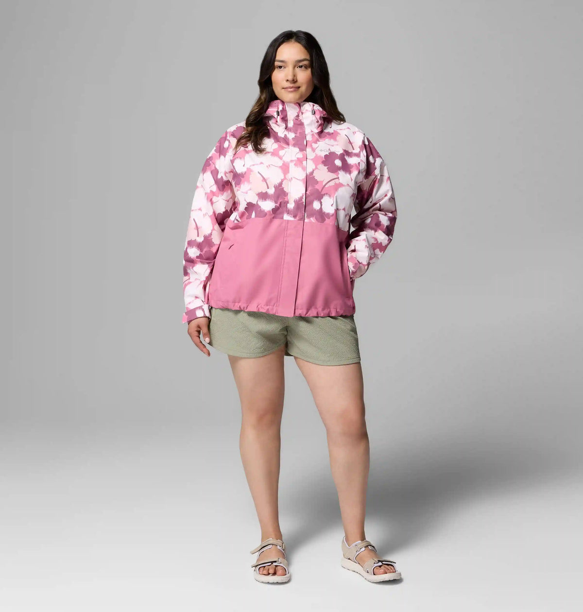 Women's Hikebound Printed Rain Jacket - Plus Size