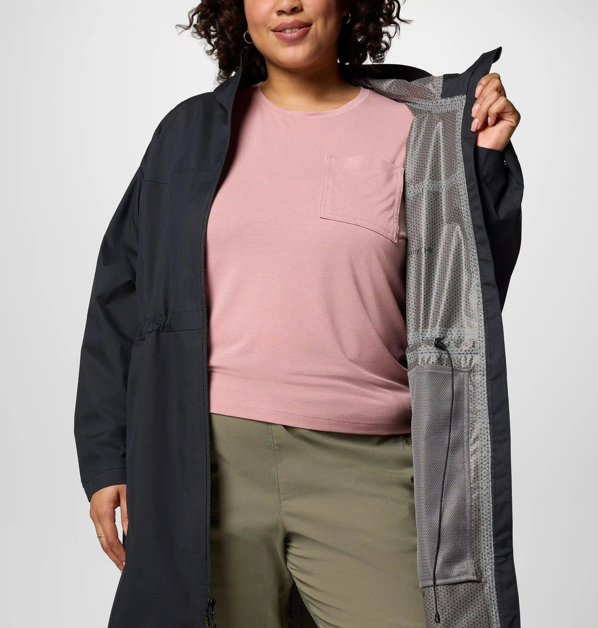 Women's Weekend Adventure II Long Rain Shell - Plus Size