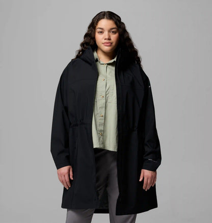 Women's Weekend Adventure II Long Rain Shell - Plus Size