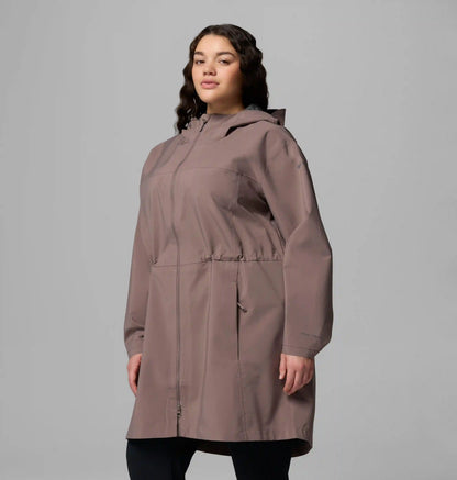 Women's Weekend Adventure II Long Rain Shell - Plus Size