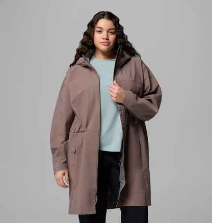 Women's Weekend Adventure II Long Rain Shell - Plus Size