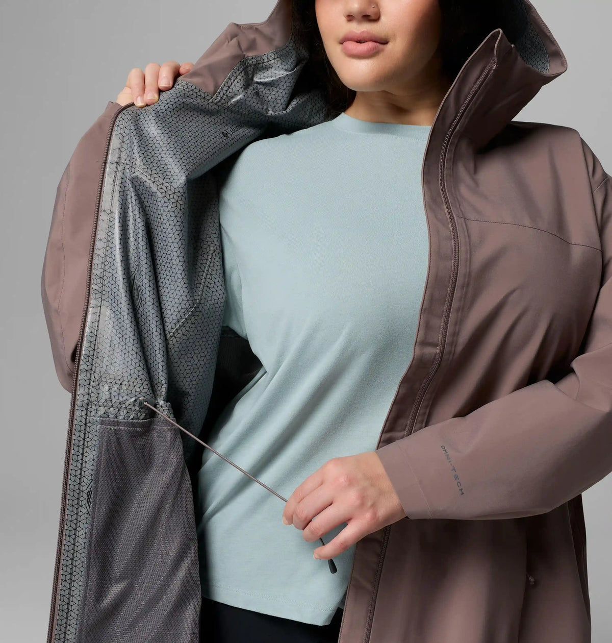 Women's Weekend Adventure II Long Rain Shell - Plus Size