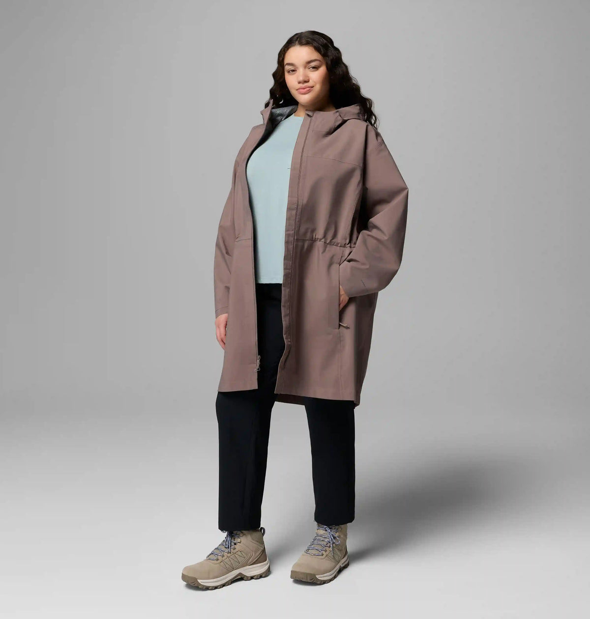 Women's Weekend Adventure II Long Rain Shell - Plus Size