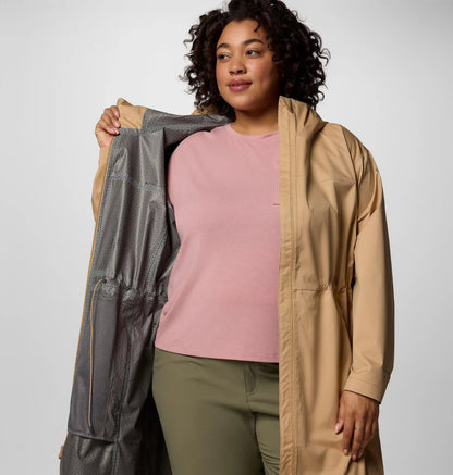 Women's Weekend Adventure II Long Rain Shell - Plus Size