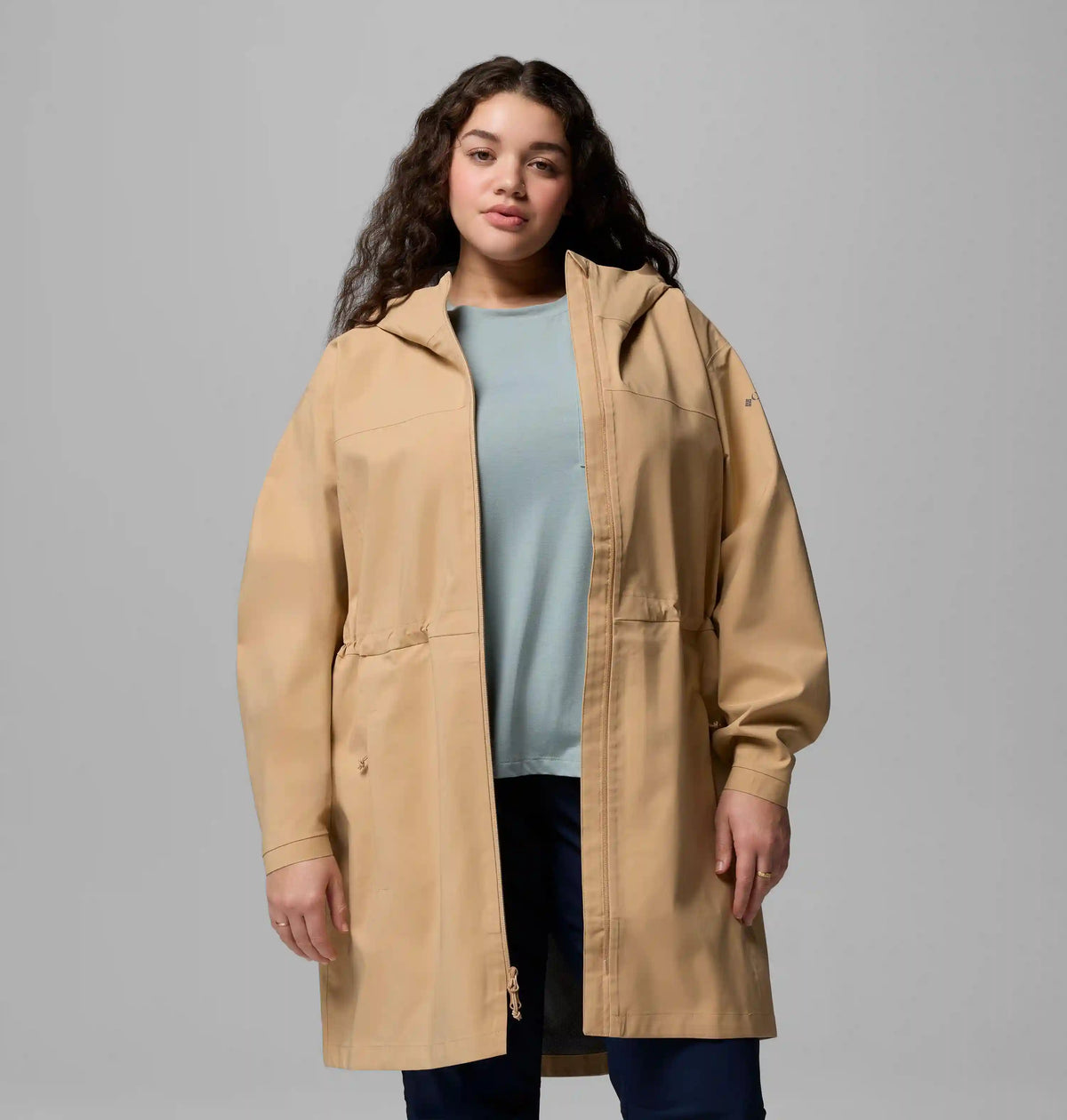 Women's Weekend Adventure II Long Rain Shell - Plus Size