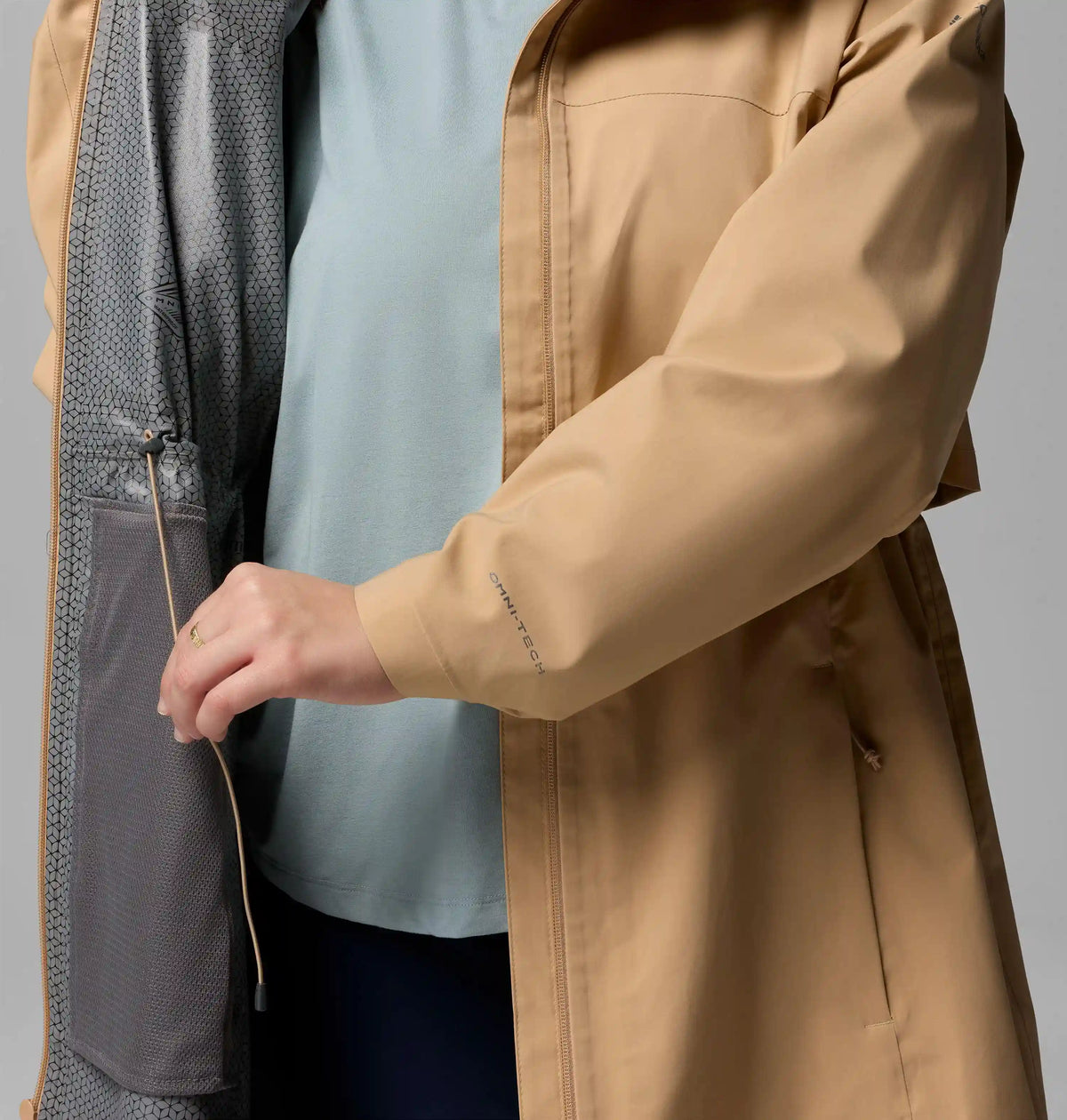 Women's Weekend Adventure II Long Rain Shell - Plus Size