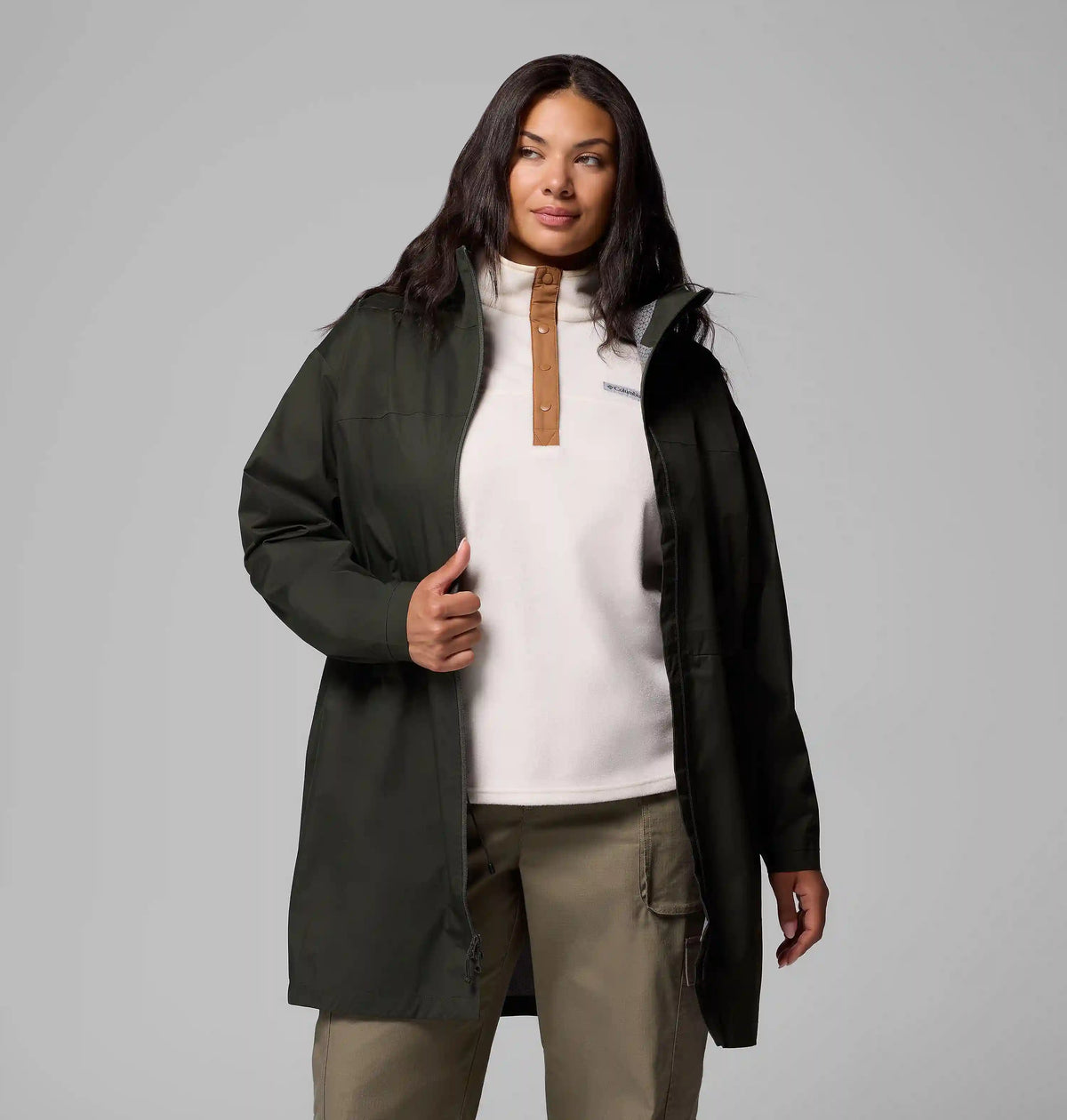 Women's Weekend Adventure II Long Rain Shell - Plus Size