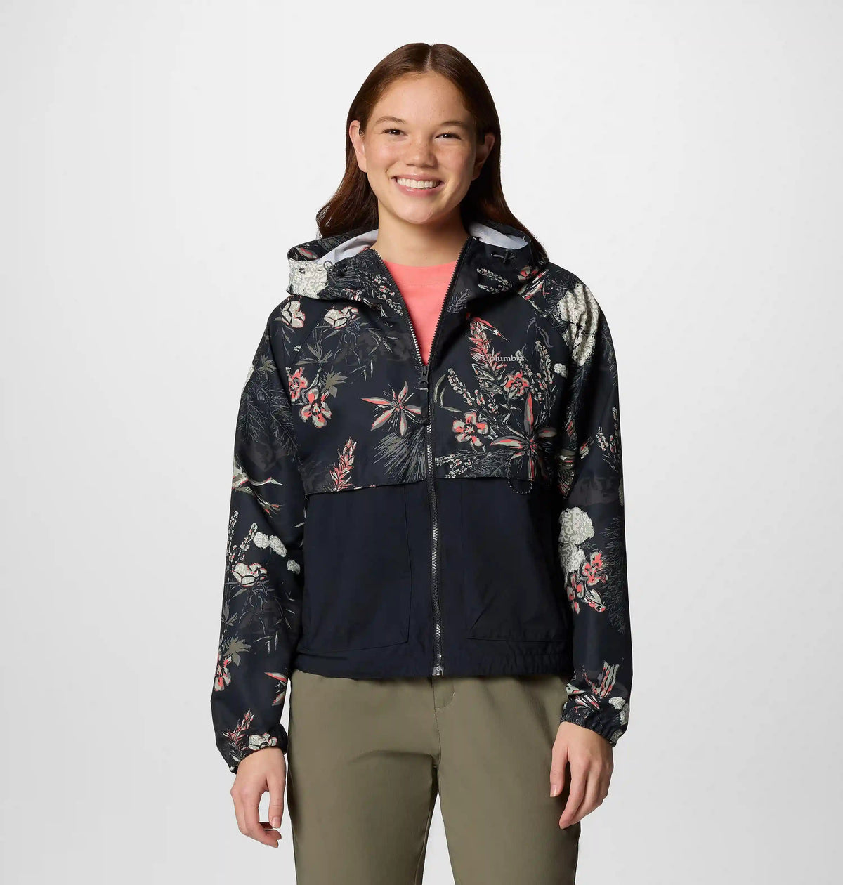 Women's Spire Valley Printed Windbreaker