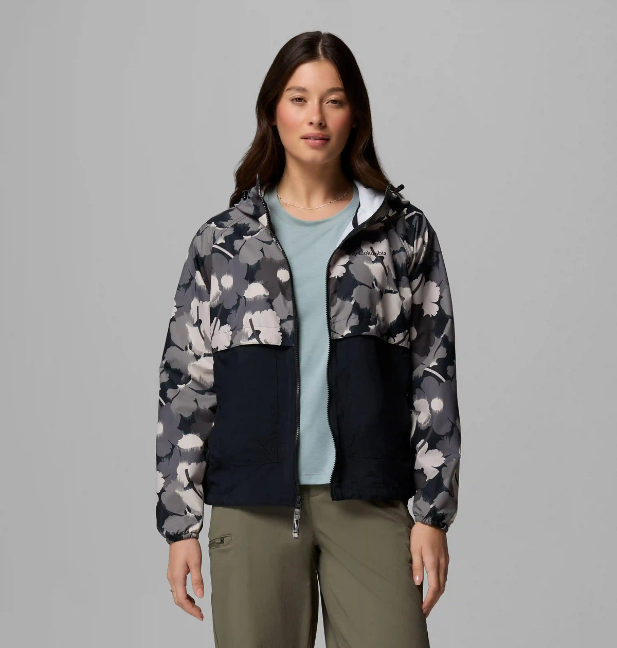 Women's Spire Valley Printed Windbreaker