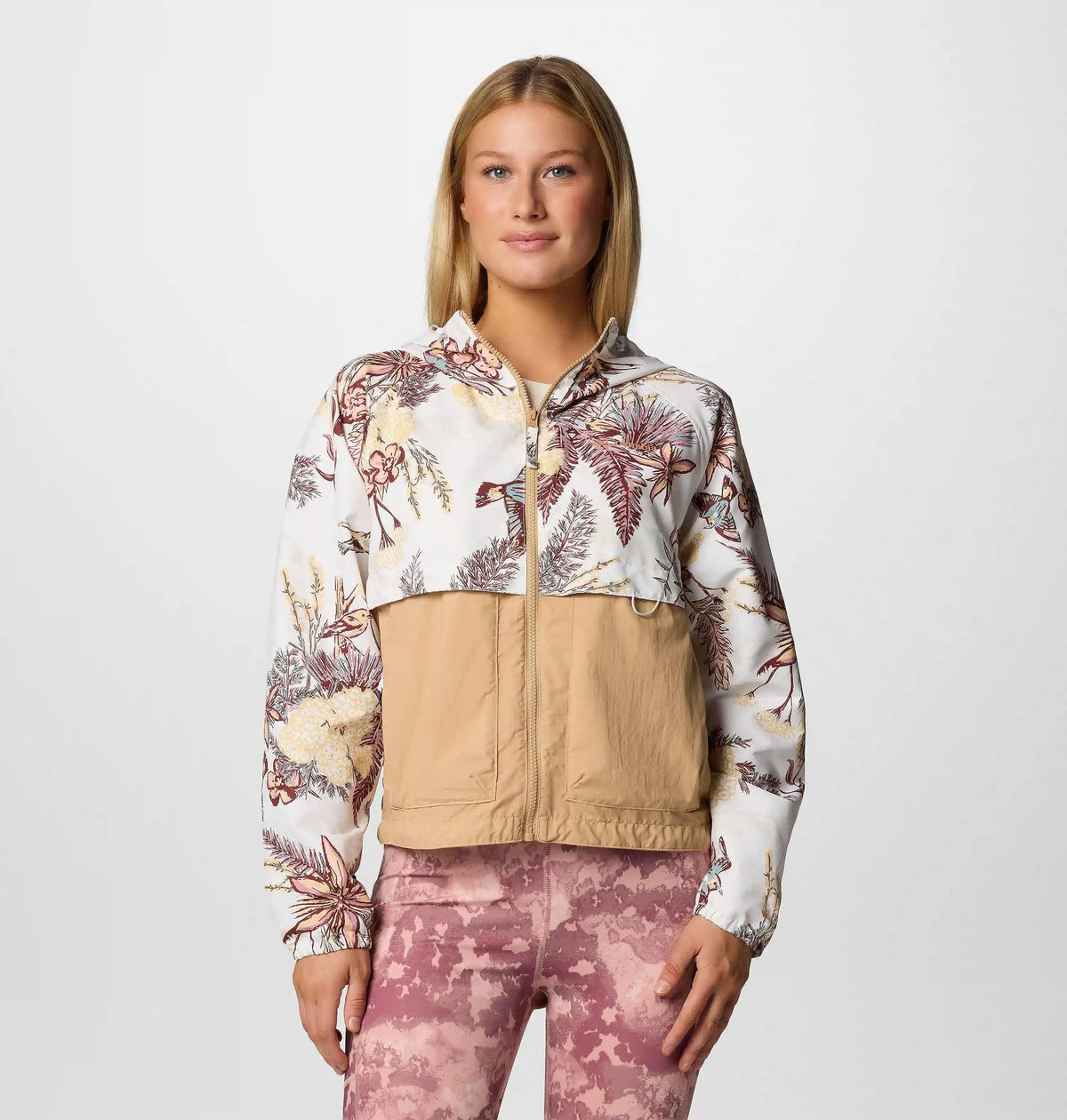 Women's Spire Valley Printed Windbreaker