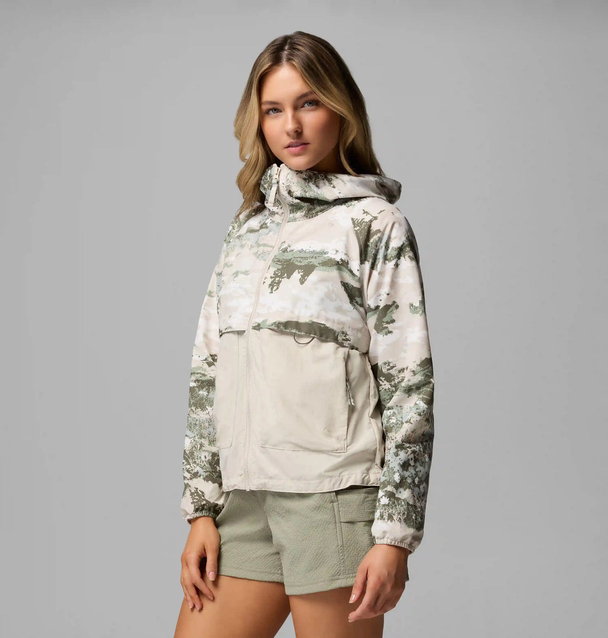 Women's Spire Valley Printed Windbreaker