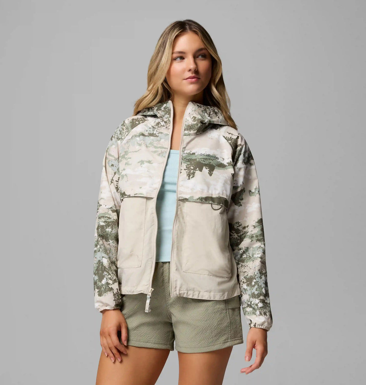 Women's Spire Valley Printed Windbreaker