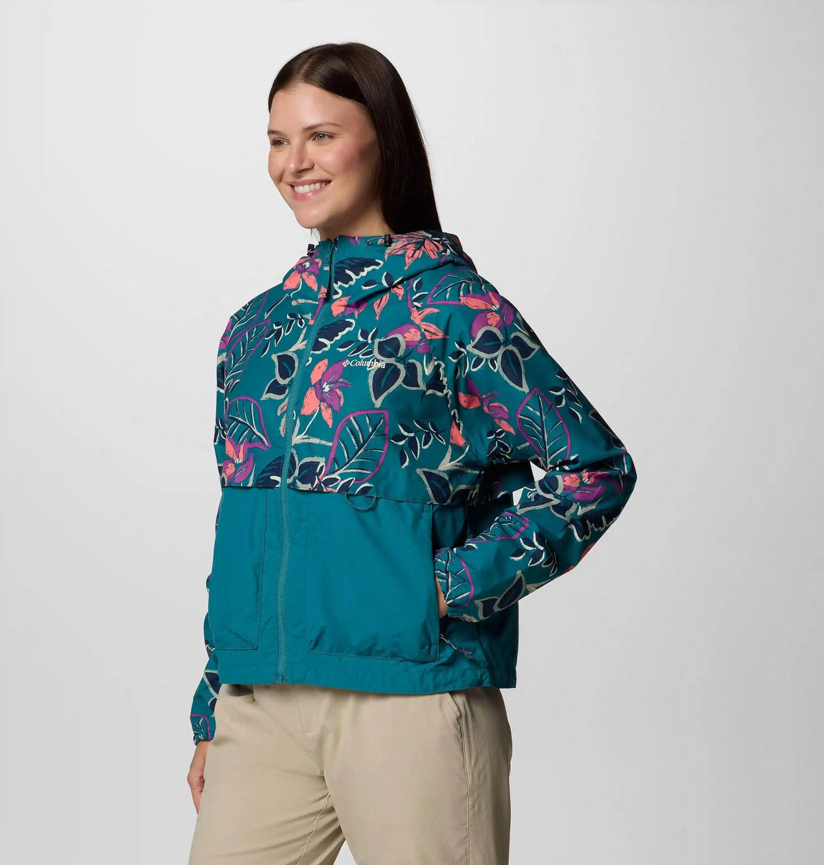 Women's Spire Valley Printed Windbreaker
