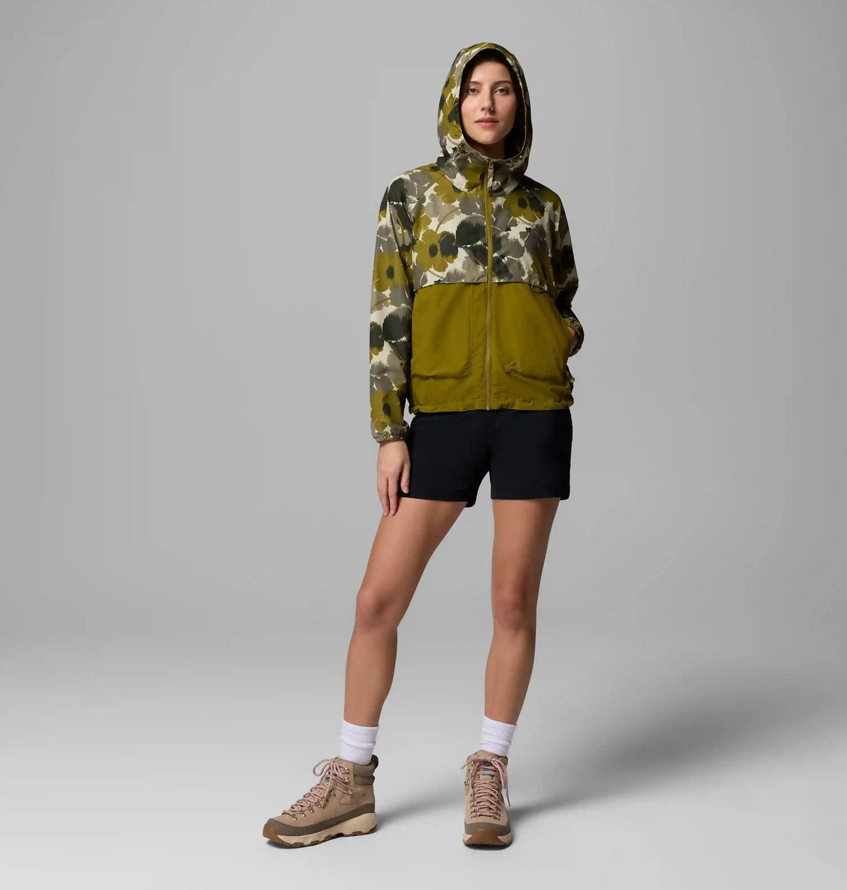 Women's Spire Valley Printed Windbreaker