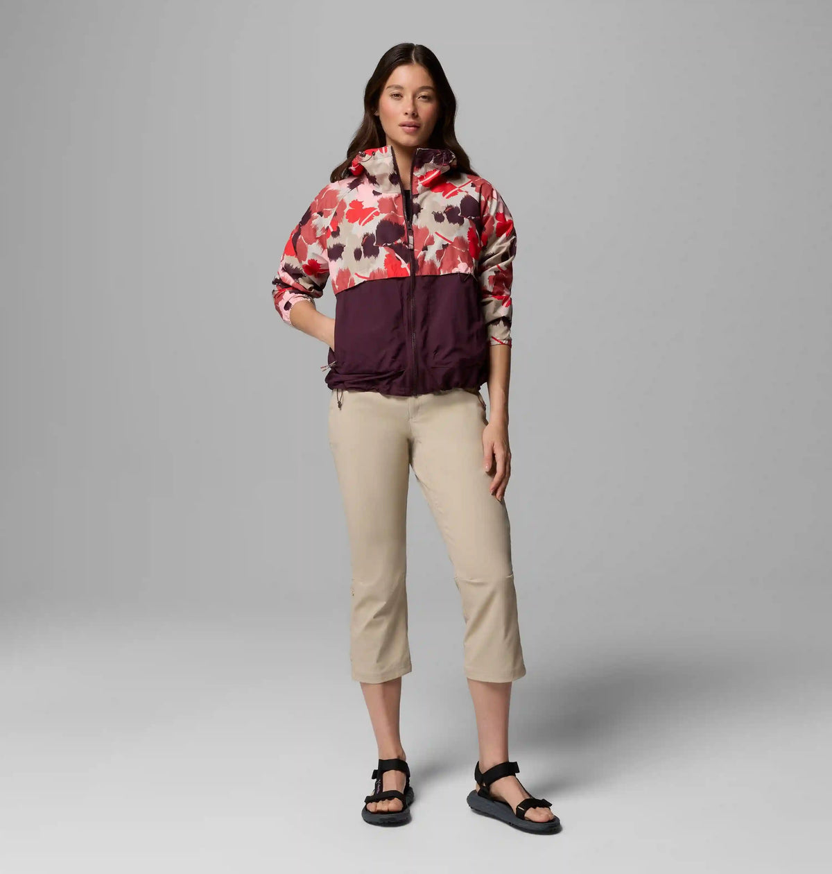 Women's Spire Valley Printed Windbreaker