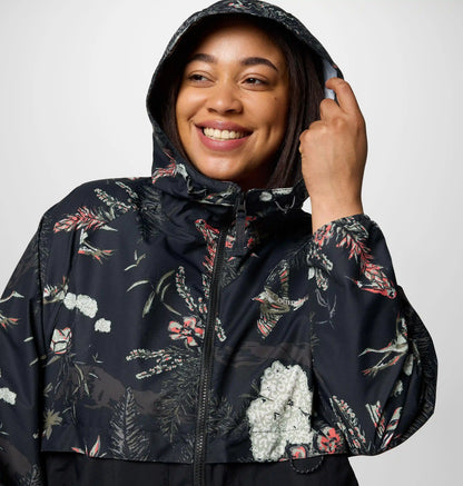 Women's Spire Valley Printed Windbreaker - Plus Size